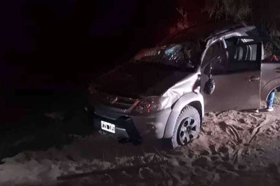 Turistas protagonizaron un accidente vial en Tinogasta