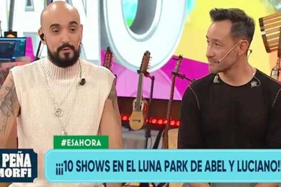 Luciano Pereyra y Abel Pintos confirmaron que harán un concierto juntos en el Luna Park