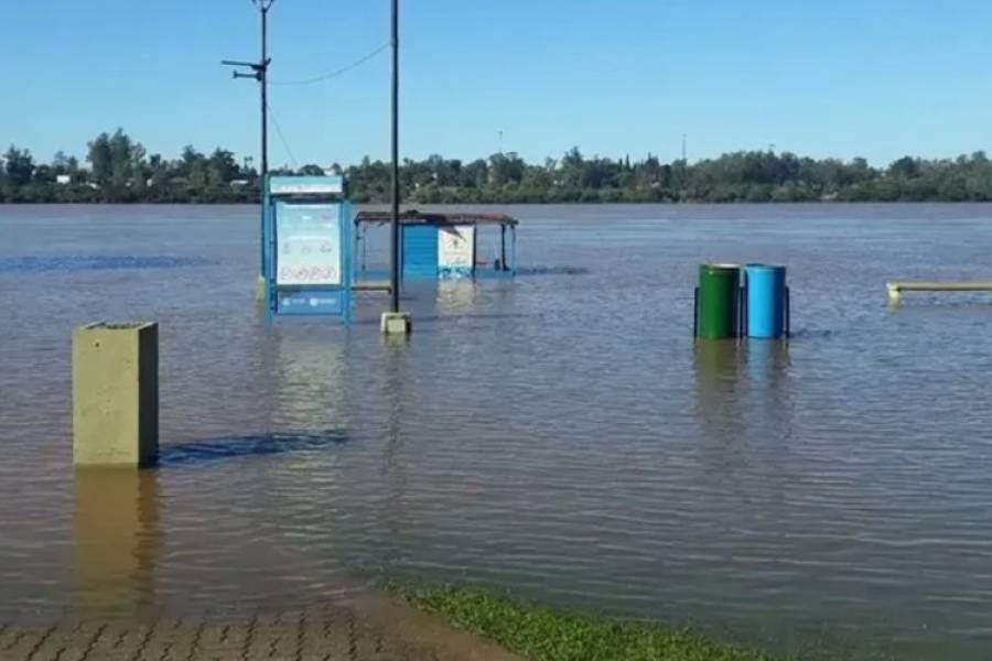 Inundaciones en Concordia: más de 550 evacuados por la crecida del río Uruguay