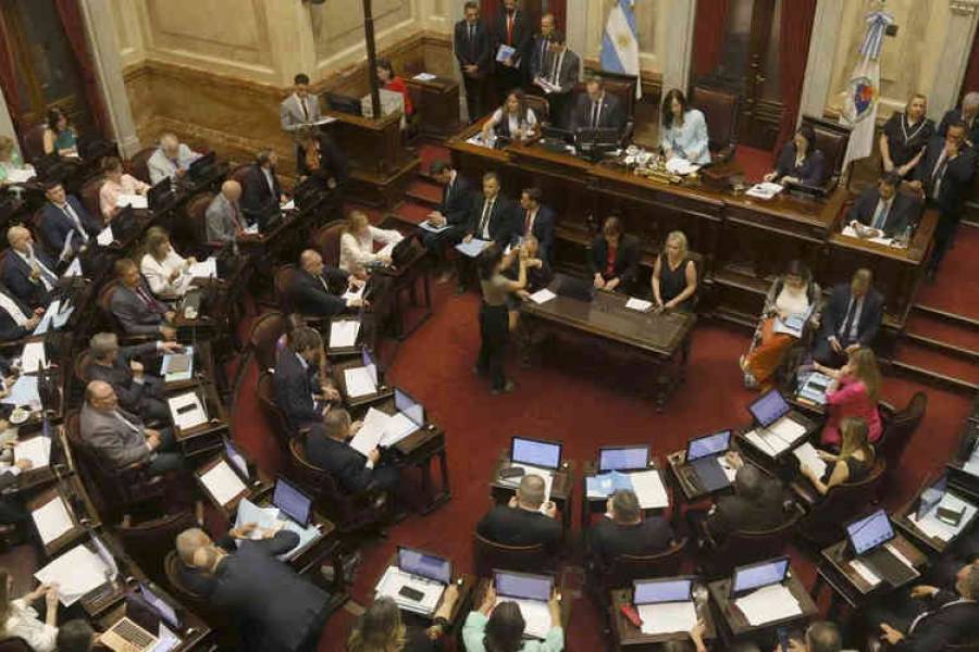 Senado: sin aumento, pero con 