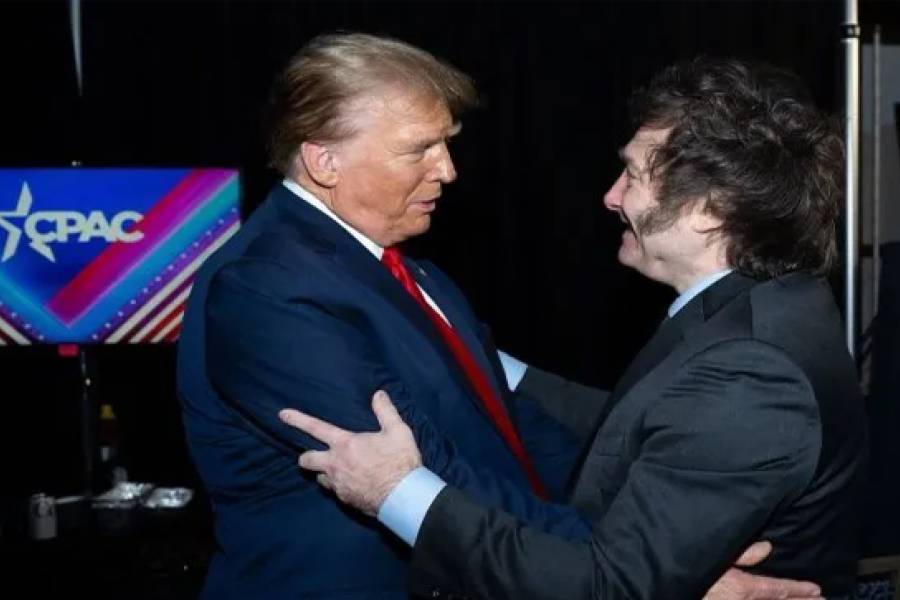 El posteo de Donald Trump a modo de respaldo a Javier Milei por el escándalo cripto