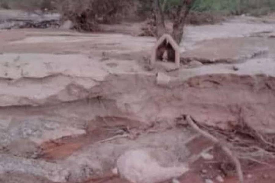 Fiambalá – Palo Blanco: La creciente arrasa con todo, menos una imagen de la Virgen del Valle