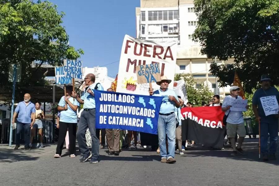 Este miércoles, volvieron a marchar los Jubilados Autoconvocados en contra de las medidas Gobierno Nacional