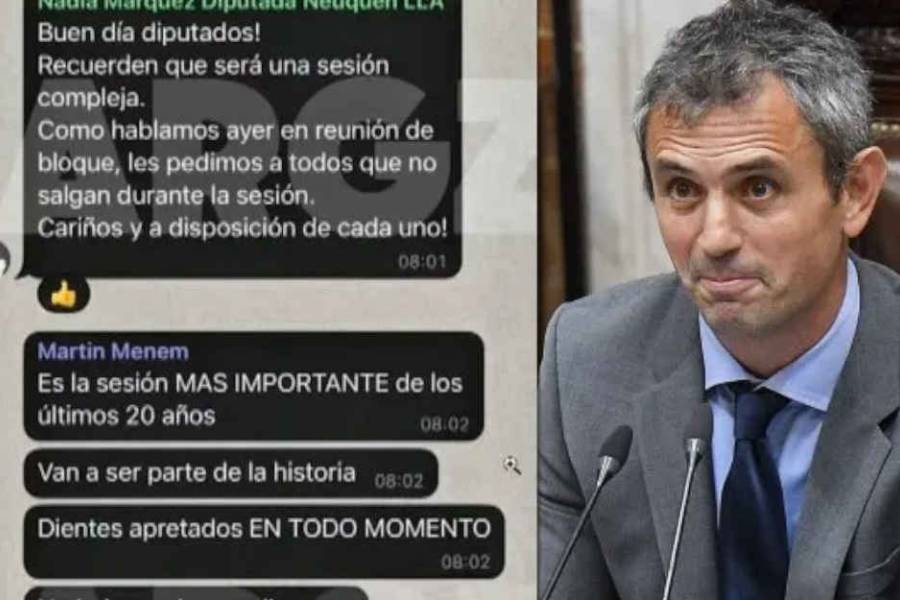 Jorge Rial reveló audios de Martín Menem alentando a diputados libertarios: 