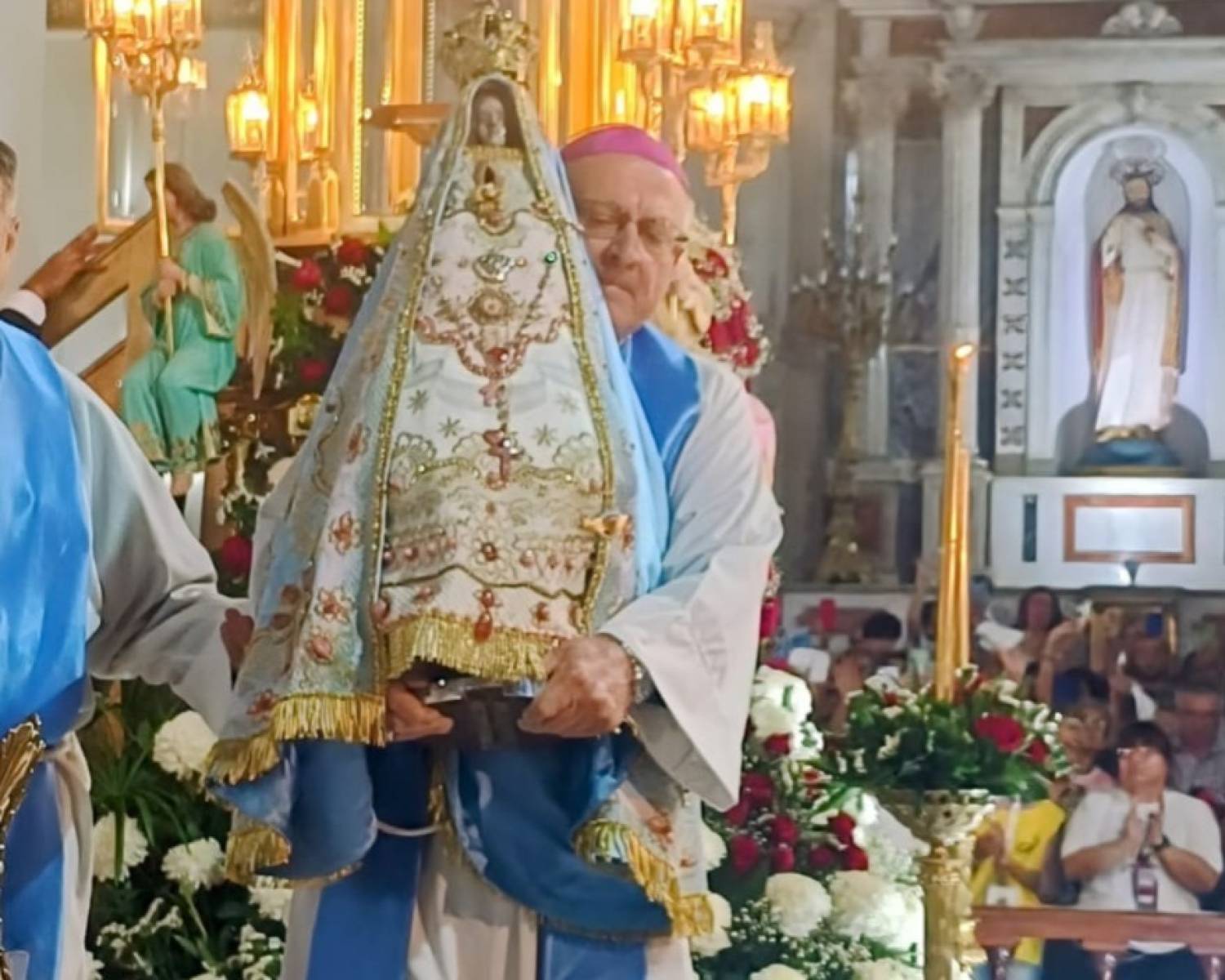 En un clima especial por la despedida del Papa Francisco se inició el Septenario en honor de la Virgen del Valle