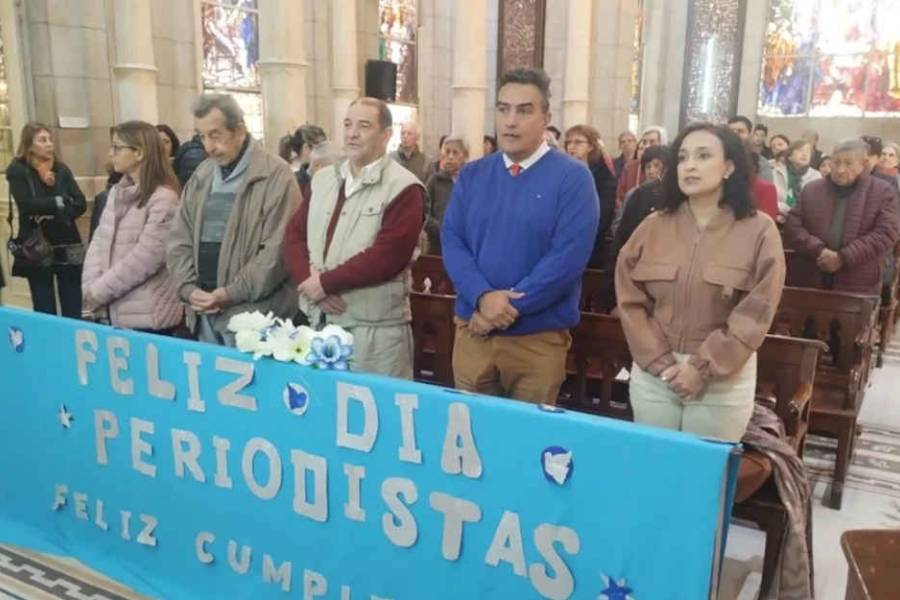 Los periodistas celebraron su día junto a la Madre del Valle y el Beato Mamerto Esquiú