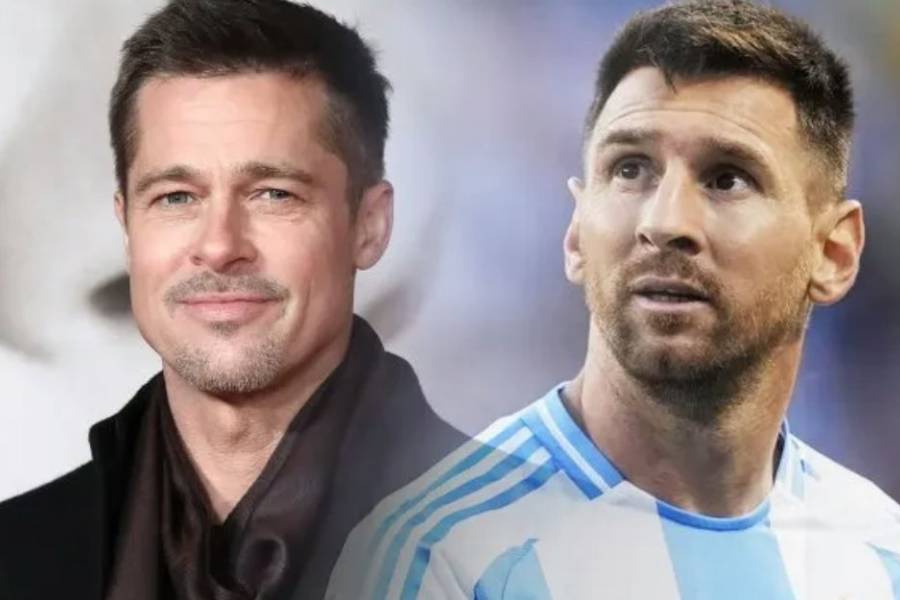 La insólita crítica futbolística de Brad Pitt a Lionel Messi: 