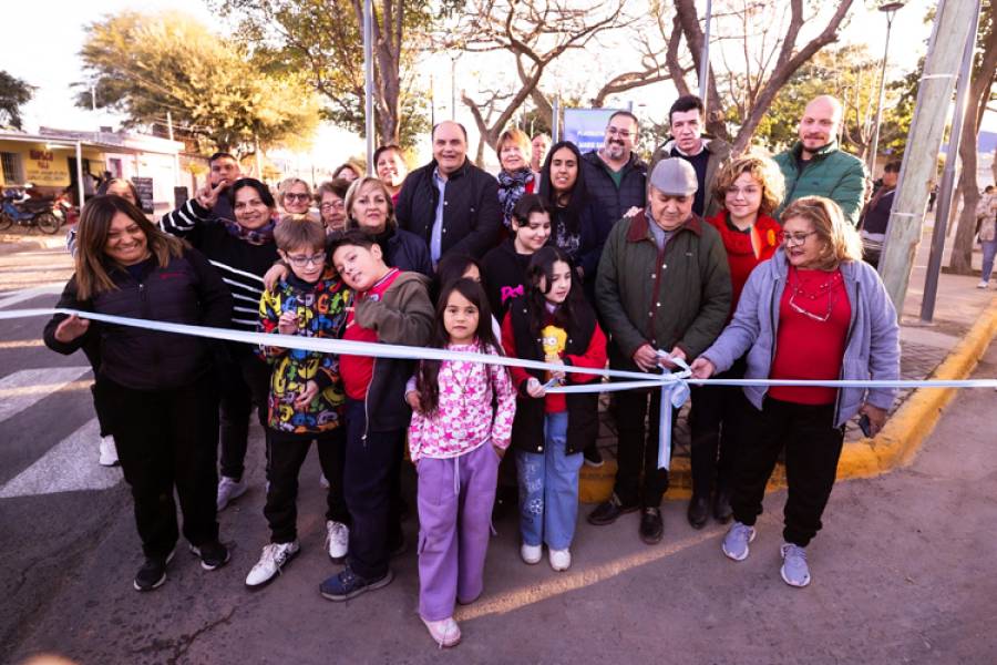 Renovaron la Plazoleta Dr. Mario Dardo Aguirre en el corazón del barrio de La Tablada