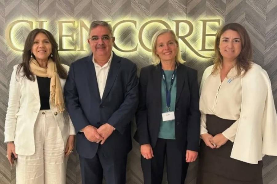 Jalil se reunió con autoridades de Glencore