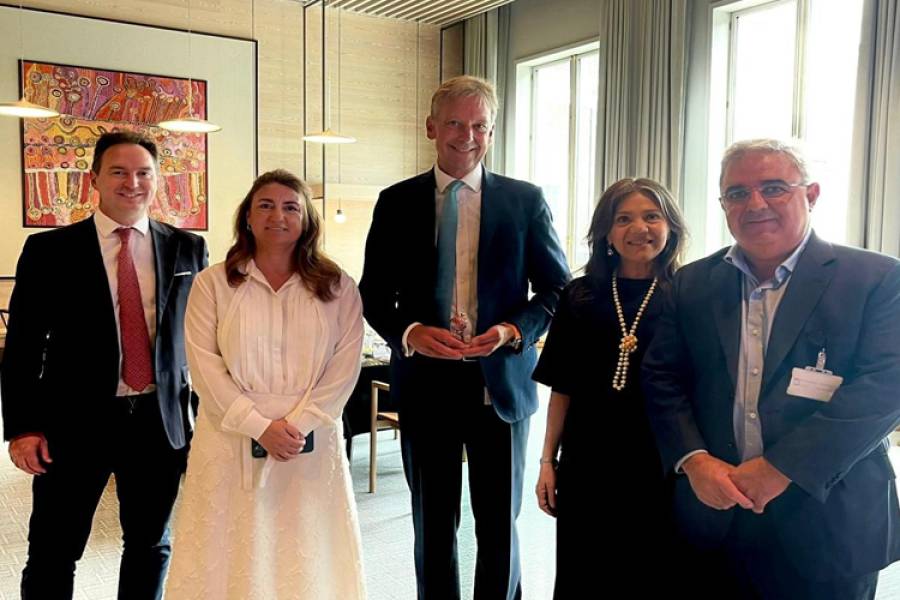 Raúl se reunió el CEO de Río Tinto para dialogar sobre los proyectos en el Salar del Hombre Muerto