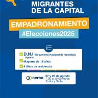 La Capital Convoca a personas migrantes para el empadronamiento electoral
