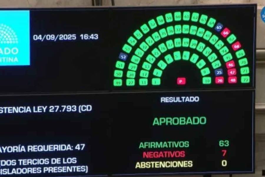 Nuevo revés para Javier Milei: el Senado rechazó el veto a la Ley de Discapacidad