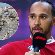Hamilton lamentó la situación que se vive en Gaza, donó dinero y llamó a que se unan a su iniciativa