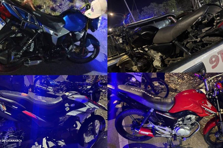 Operativo sorpresa: Más de 50 motos secuestradas y jóvenes detenidos