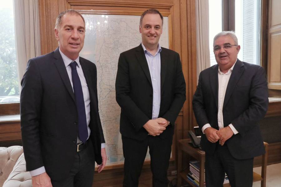 Jalil se reunió con Santilli y Adorni 