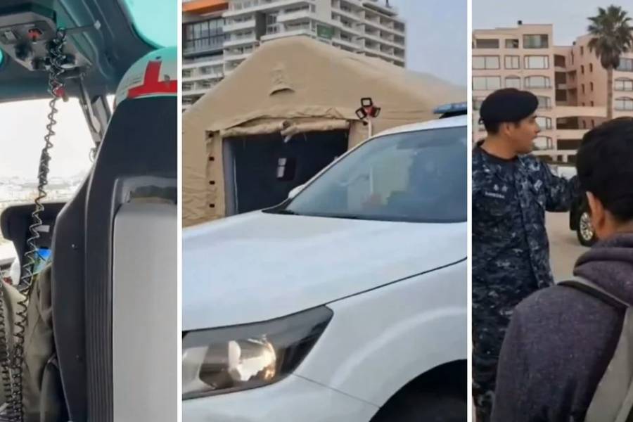 Buscan a un adolescente argentino que fue arrastrado por el mar en Chile