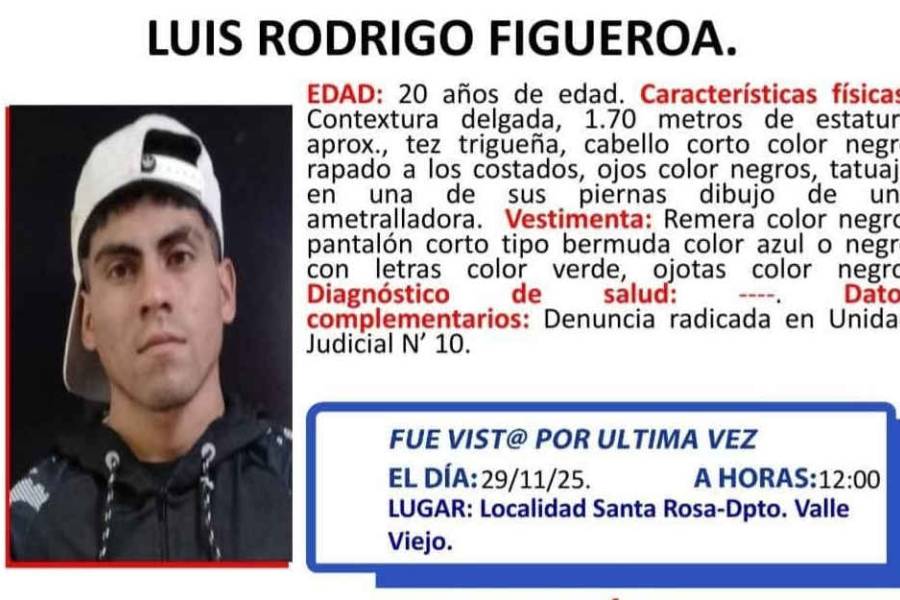 Se busca a Luis Figueroa