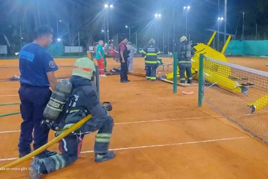 El piloto del helicóptero que cayó en Palermo fue imputado y continúan las pericias