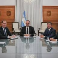 Adorni y Santilli se reunieron con los gobernadores de Catamarca y San Juan