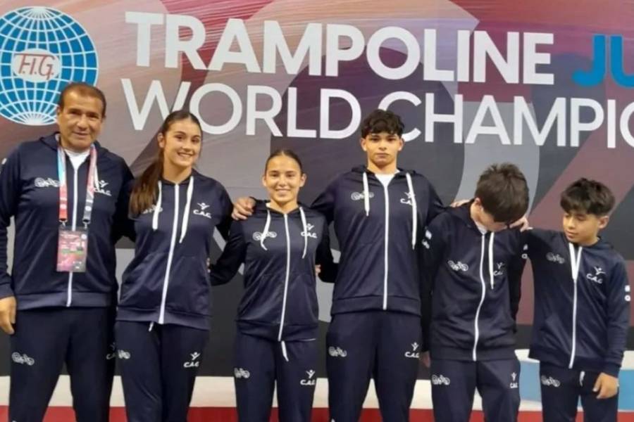 Cinco catamarqueños brillaron en el Mundial de Trampolín