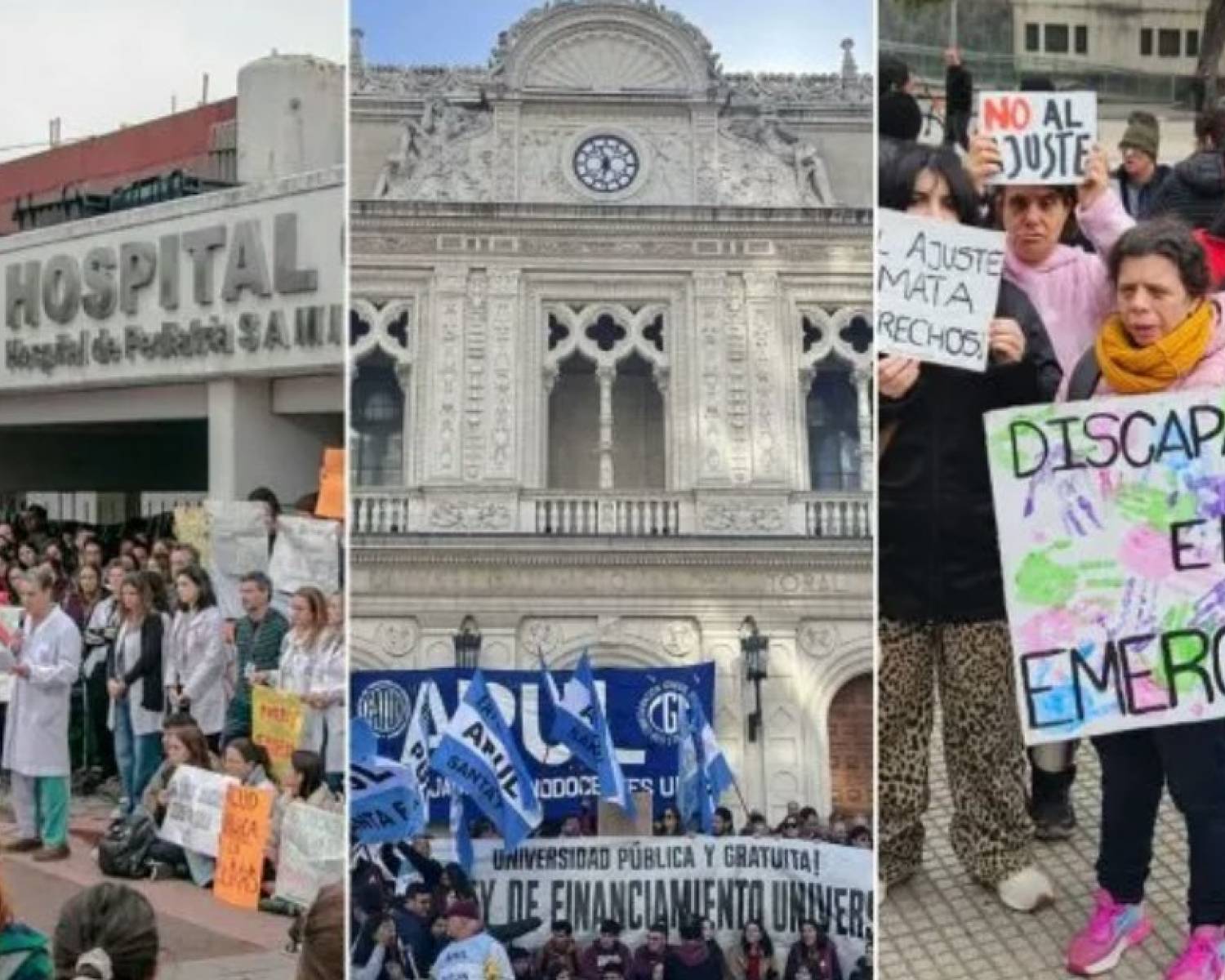 El Presupuesto 2026 prevé derogar la Ley de Discapacidad y desfinanciar las universidades y el Hospital Garrahan