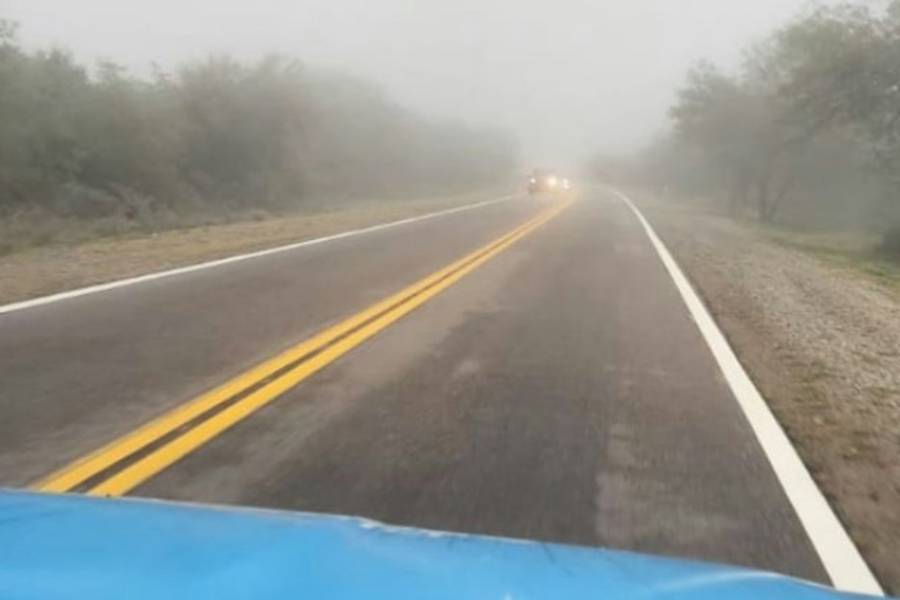Precaución en rutas por lluvias, niebla y baja visibilidad 