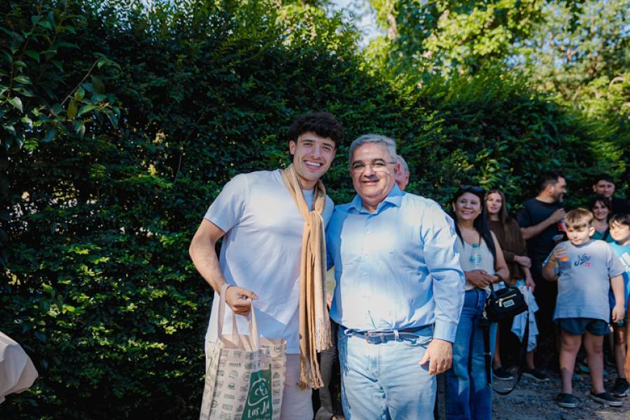 Con la presencia de Agustín Tapia, Las Juntas inauguró una cancha de pádel profesional