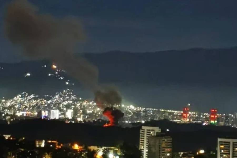 Los escalofriantes videos del momento del ataque de Estados Unidos a Caracas para secuestrar a Nicolás Maduro