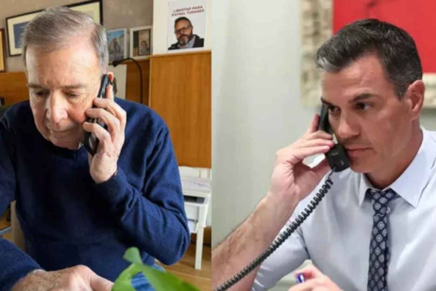 Edmundo González Urrutia habló con Pedro Sánchez tras la liberación de presos políticos españoles en Venezuela