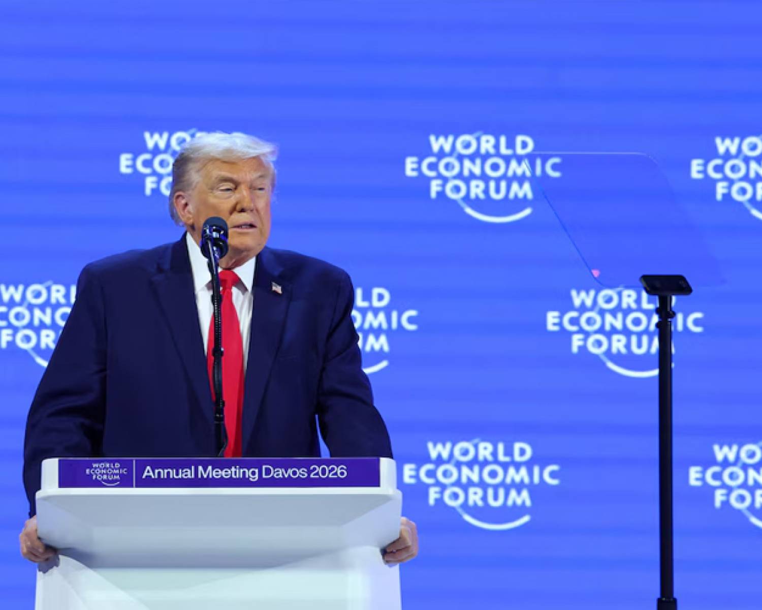 Donald Trump habla en Davos: “Venezuela va a ganar más dinero en los próximos seis meses que en los 20 años previos”