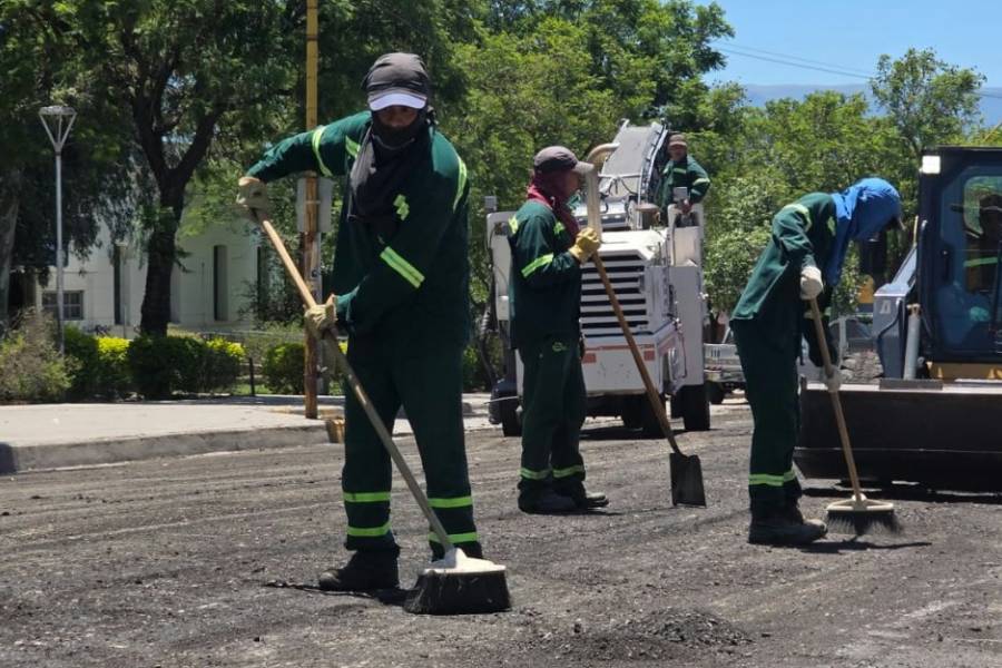 Cortes de tránsito por obras de repavimentación en Avenida Belgrano