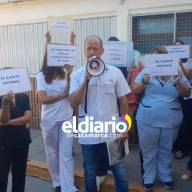 Profesionales del San Juan reclamaron el pago de guardias