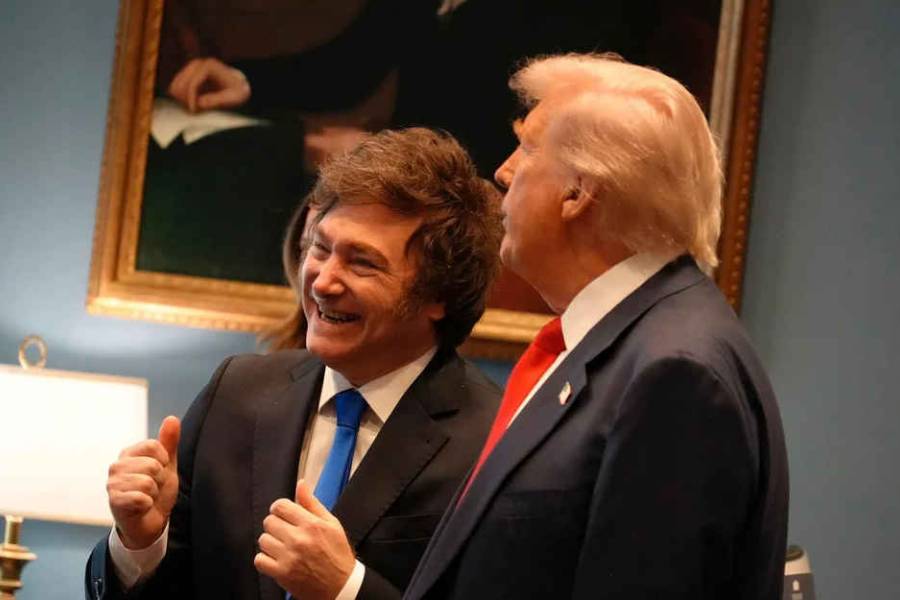Trump y su elogio a Milei: “Apoyo a este caballero”