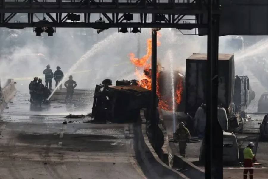 Tragedia en Chile: cuatro personas murieron tras la explosión de un camión de gas