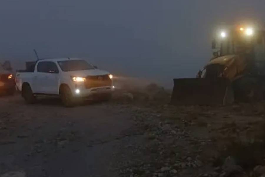 Rescatan a un turista brasileño varado en el Campo de Piedra Pome