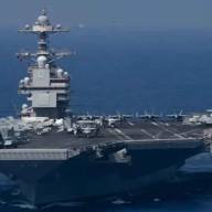 Estados Unidos desplegó el portaaviones más grande del mundo en Israel