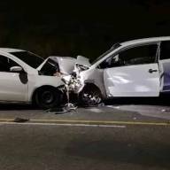 Joven murió en choque frontal en Ruta 1 y hay heridos graves