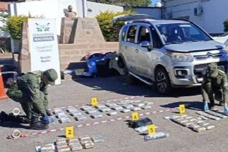 Narcotráfico: Detienen a hombre con 39 kgs de cocaína