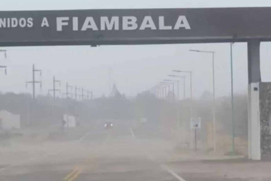 Suspenden clases en Fiambalá por intenso viento en la zona