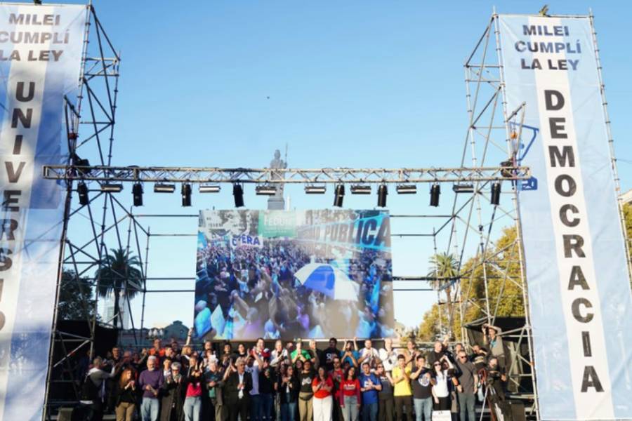 Marcha Universitaria: pidieron que la Corte Suprema “los acompañe” y “no permita que el Gobierno siga incumpliendo la Ley”