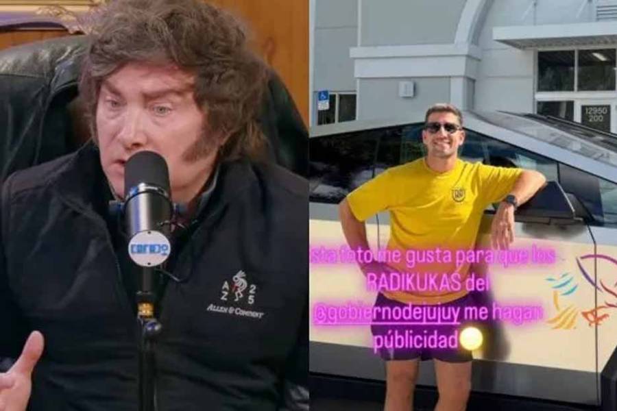 Javier Milei defendió al diputado del Tesla Cybertruck: 