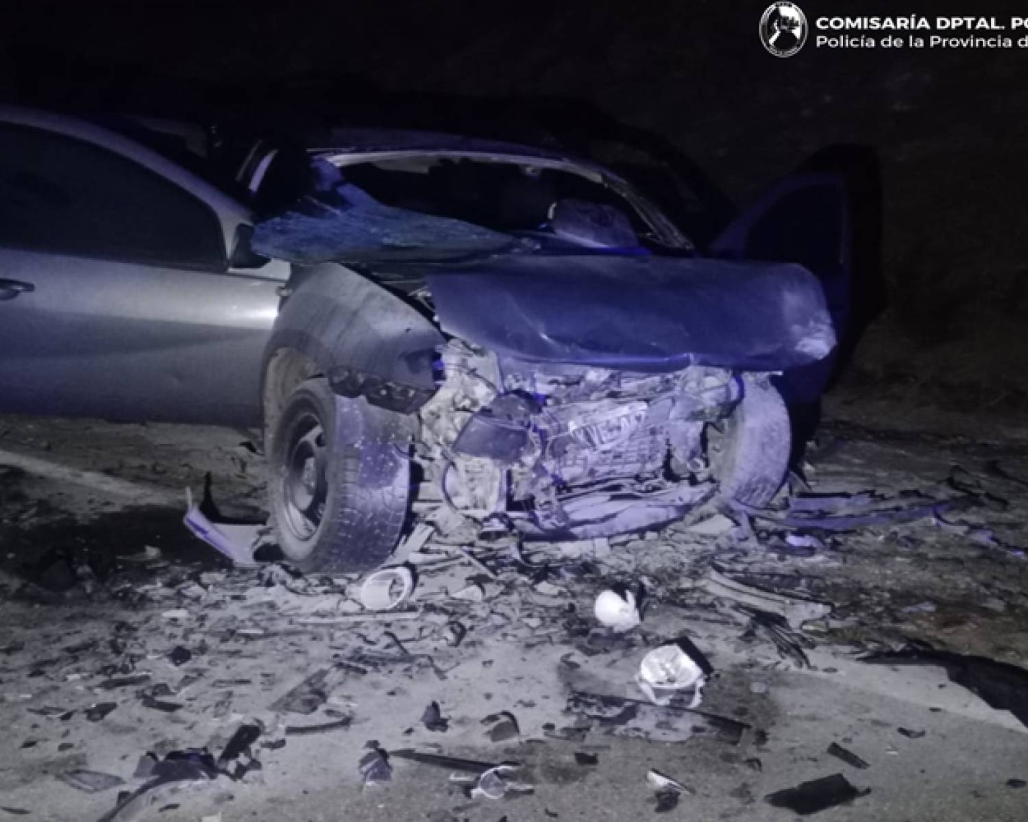 Un bebé y 10 adultos heridos tras colisión frontal en La Cébila