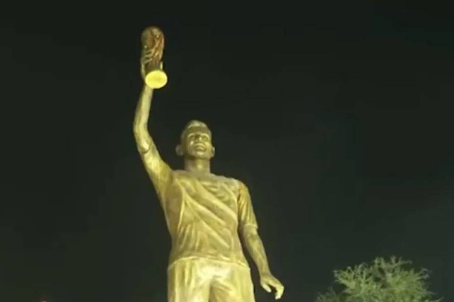 Retiran la estatua de Lionel Messi en la India a solo 5 meses de inaugurarla: el llamativo motivo