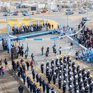 En Saujil, Raúl encabezó el acto principal por el Día de la Bandera