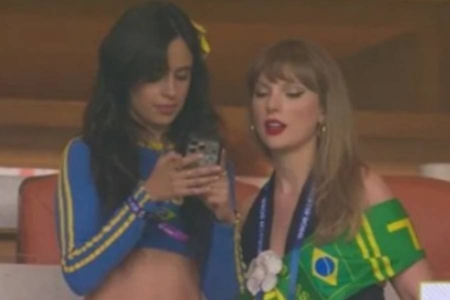 Camila Cabello y Taylor Swift fueron vistas juntas alentando a Brasil y revolucionaron las redes