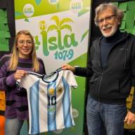 La Isla FM regaló la tercera camiseta de la Selección Argentina