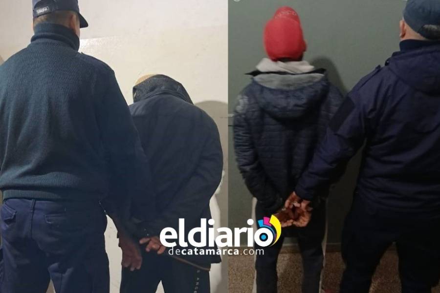 Dos hombres fueron aprehendidos en distintos procedimientos policiales en la Capital
