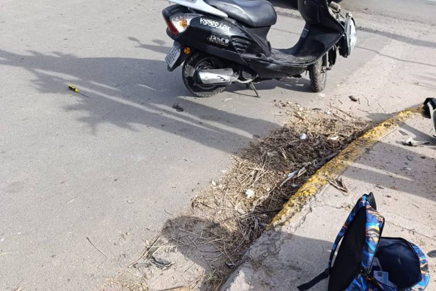 Nahuel Filippin sufrió un accidente a bordo de una motocicleta