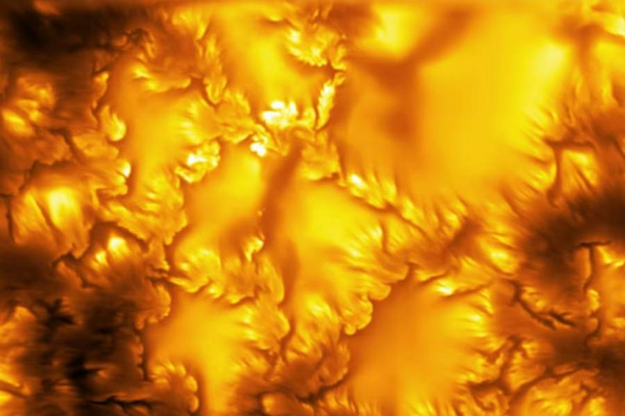 Impactante: qué revela la imagen con mayor resolución del Sol obtenida por el telescopio Inouye