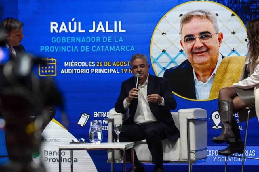 Raúl Jalil expuso el potencial productivo de Catamarca durante el Congreso Industrial